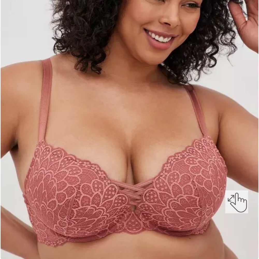 Torrid XO Plunge Push-Up Bra